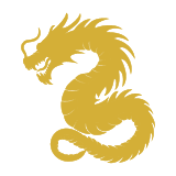 FlowTrading Dragon Logo Gold