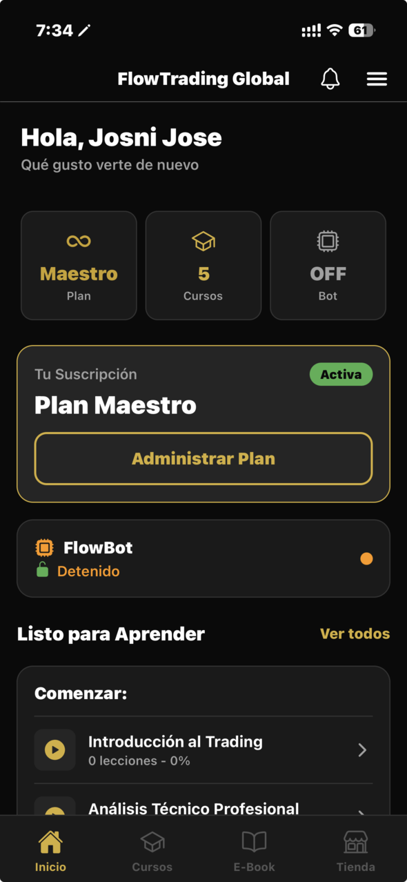 FlowTrading App